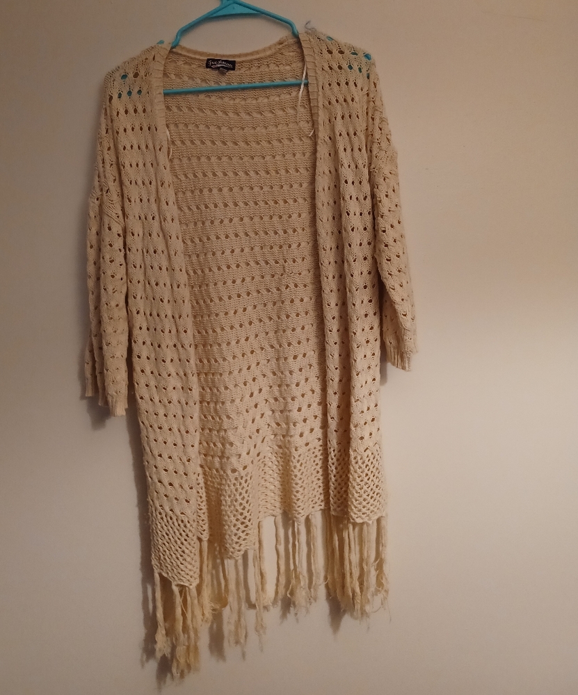 Freshman 1996 Cream color cardigan - XL